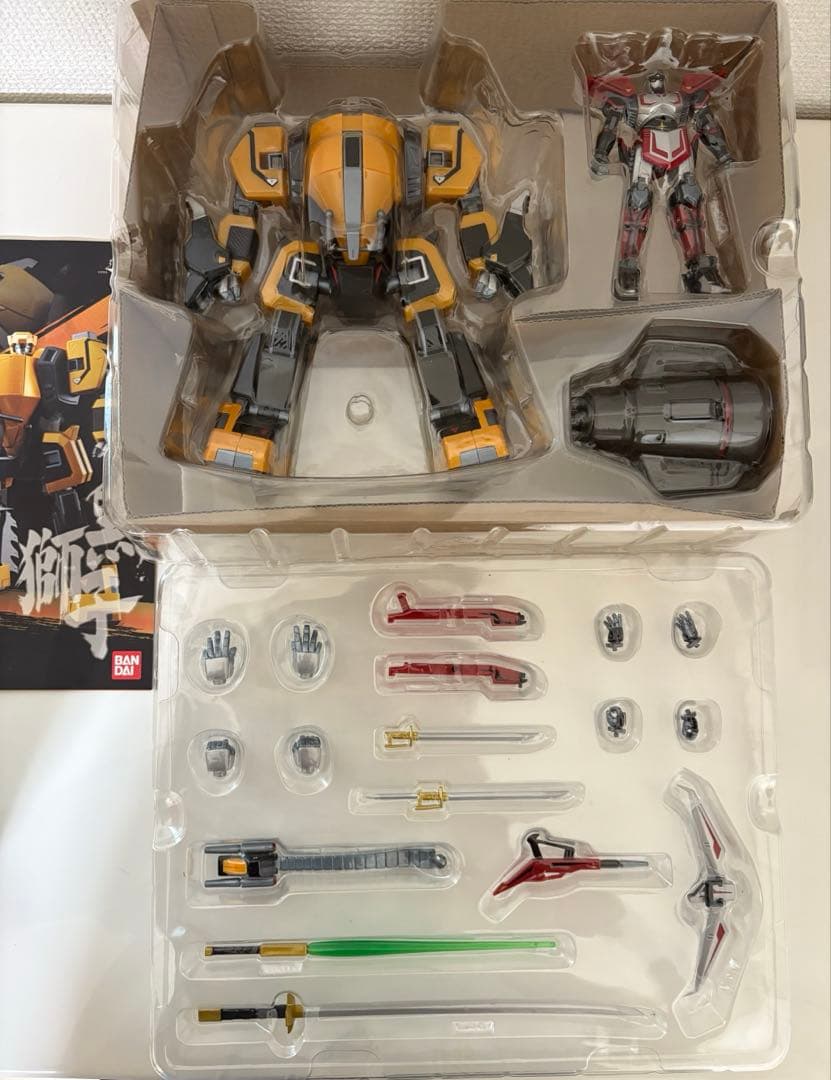 【中身美品】　BANDAI 超合金魂　 GX-54 飛影&黒獅子