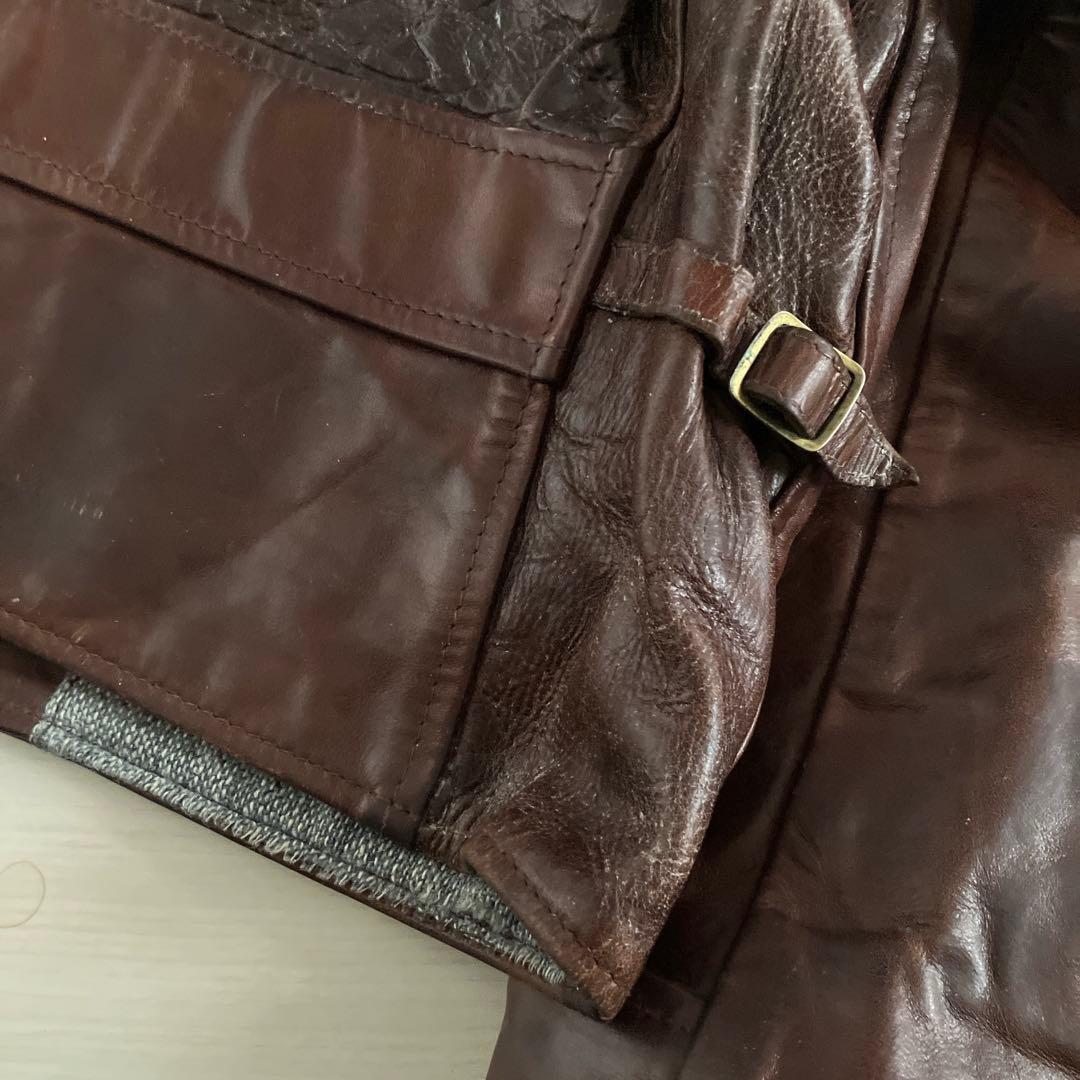 AERO LEATHER ホースハイド レザージャケット【34】キムタク着用