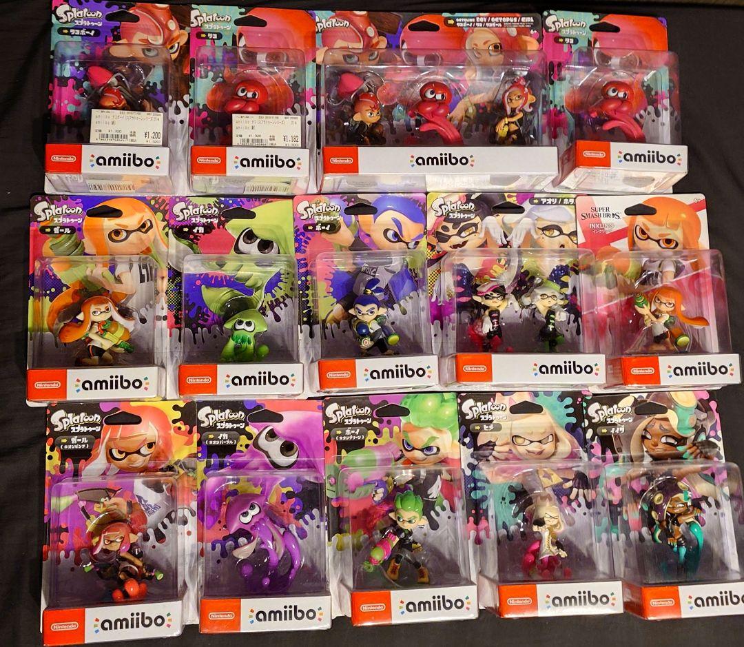 スプラトゥーン amiibo フィギュア まとめ売り