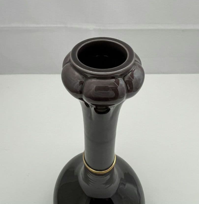 紫交趾 柚子口 花入 中村 翠嵐 茶道具