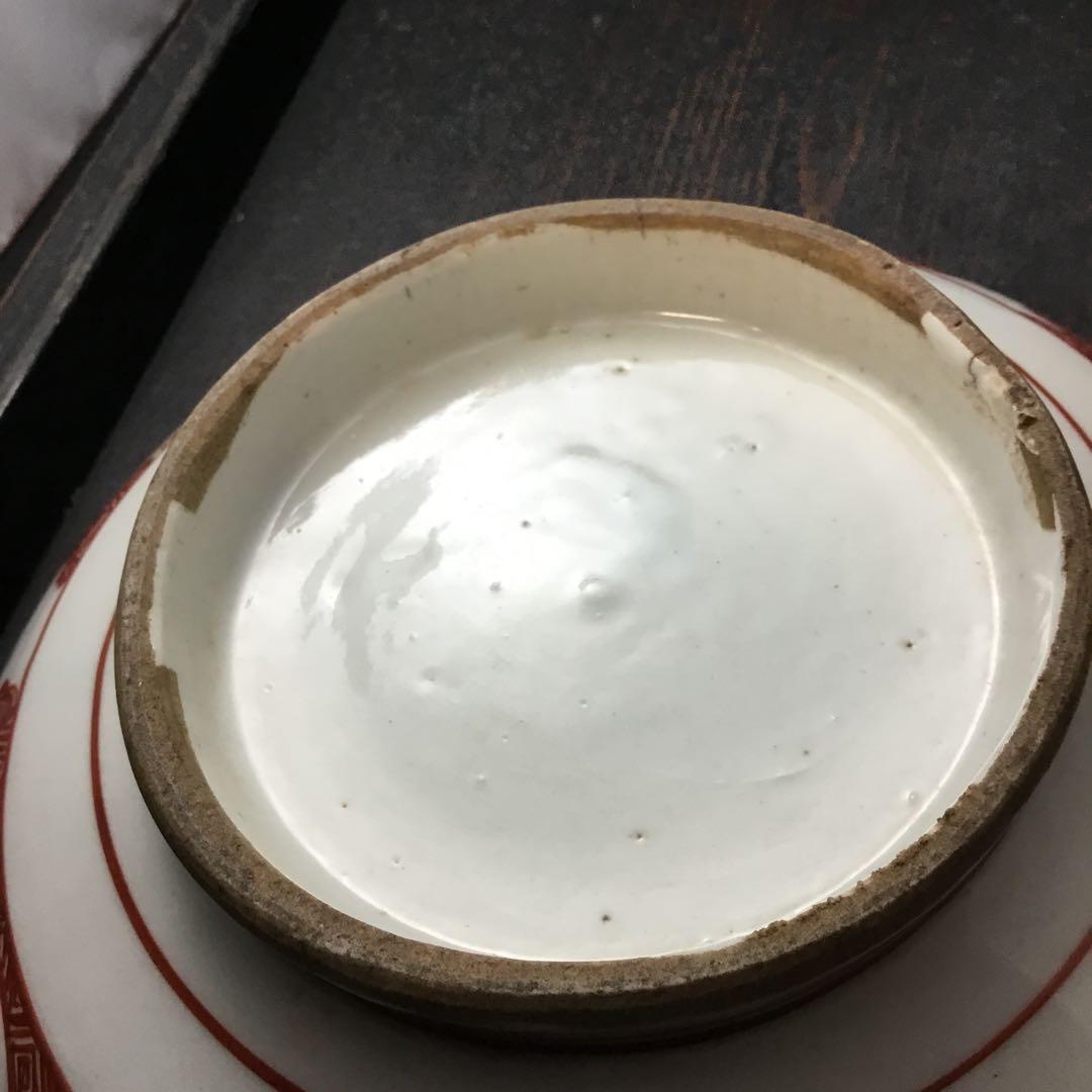 乳白手古九谷　大ぶり鉢　金銀彩(1650年〜1700年代)