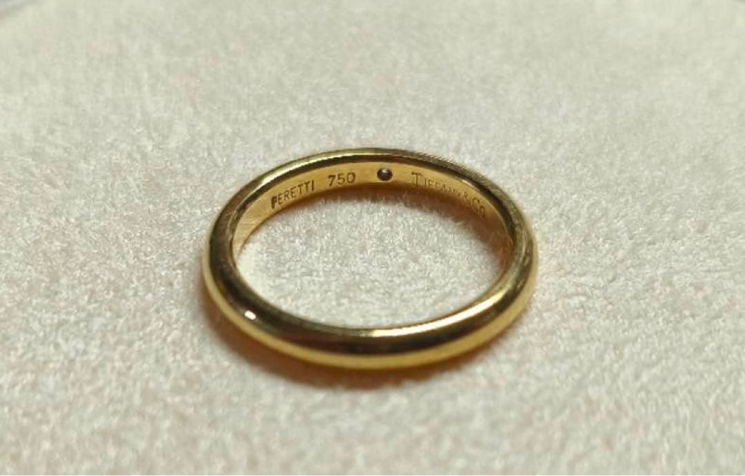 あ*く様 Tiffany & Co peretti 750 ダイヤ指輪 2点セッ