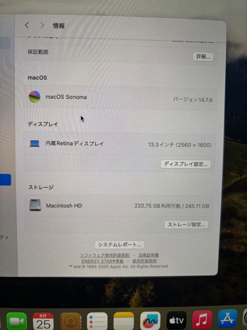 【最終値下げ】Apple MacBook Pro 13インチ (M1,2020)