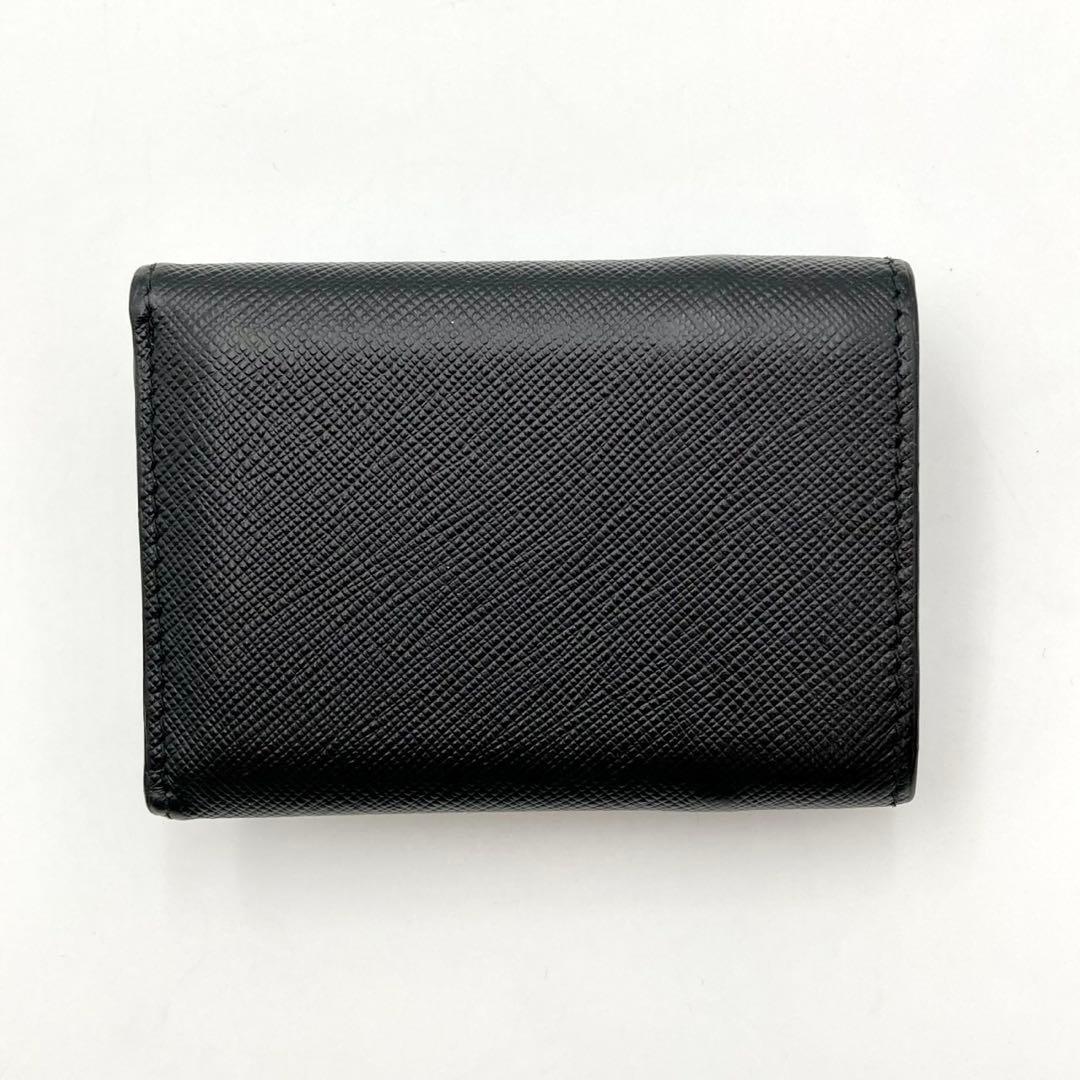 Anya！超美品✨ PRADA 三つ折り財布 ヴィッテロムーヴ 黒 レザー