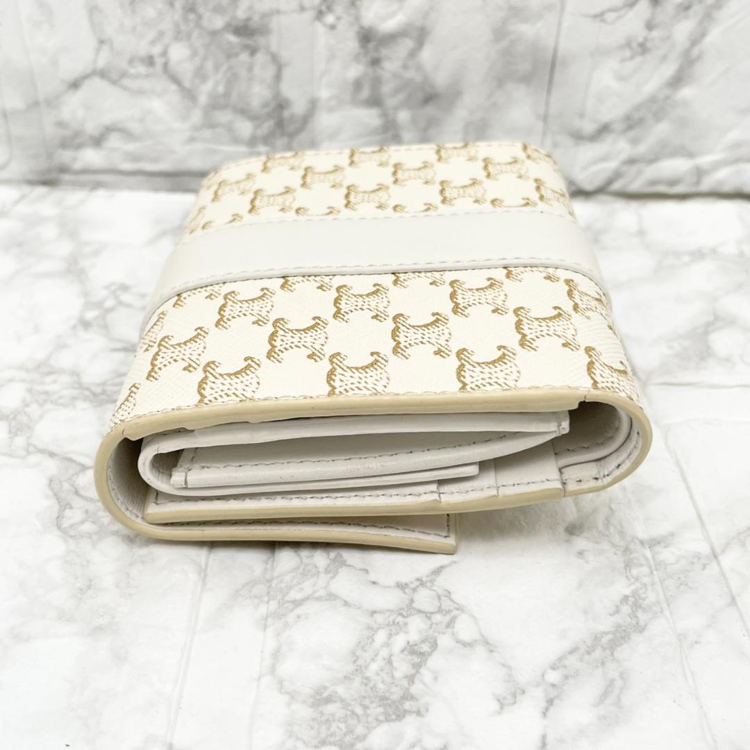 極美品✨セリーヌ 折り財布 トリオンフ スモール トリフォールドウォレット