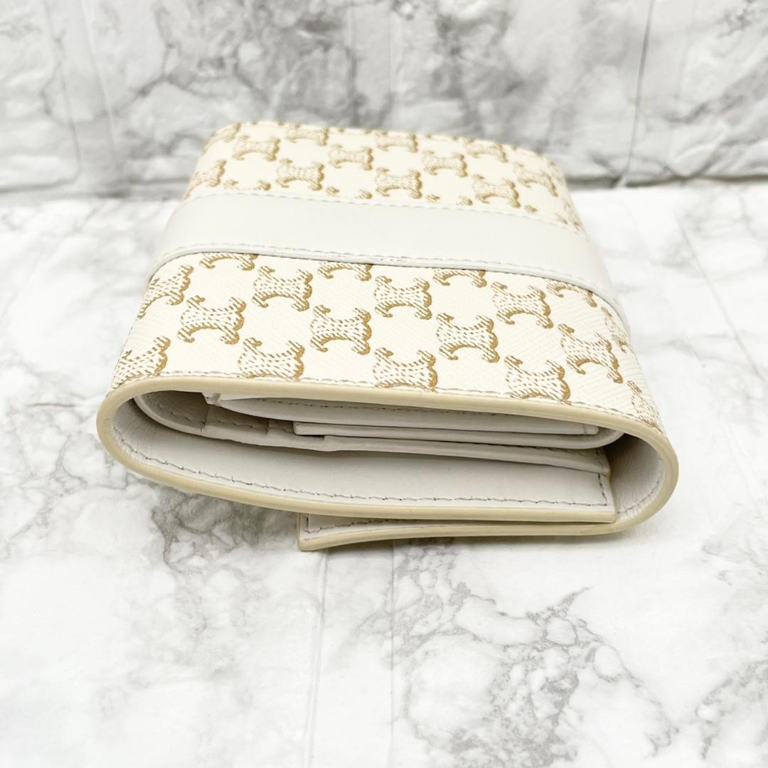 極美品✨セリーヌ 折り財布 トリオンフ スモール トリフォールドウォレット