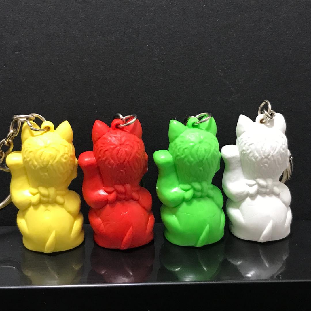 希少レア　天才たけしの元気が出るテレビ　招き猫　消しゴム　4体セット　昭和レトロ