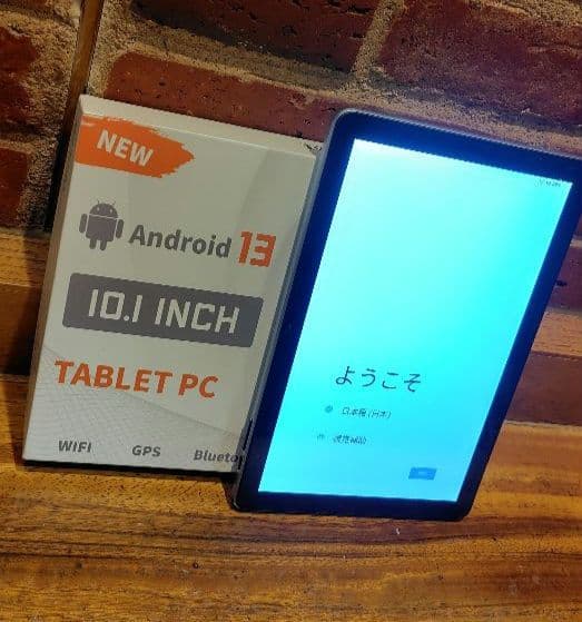 美品10.1インチ【Android13】タブレットPC 初期化済み