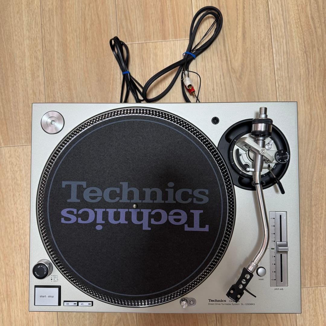 Technics ターンテーブル シルバー