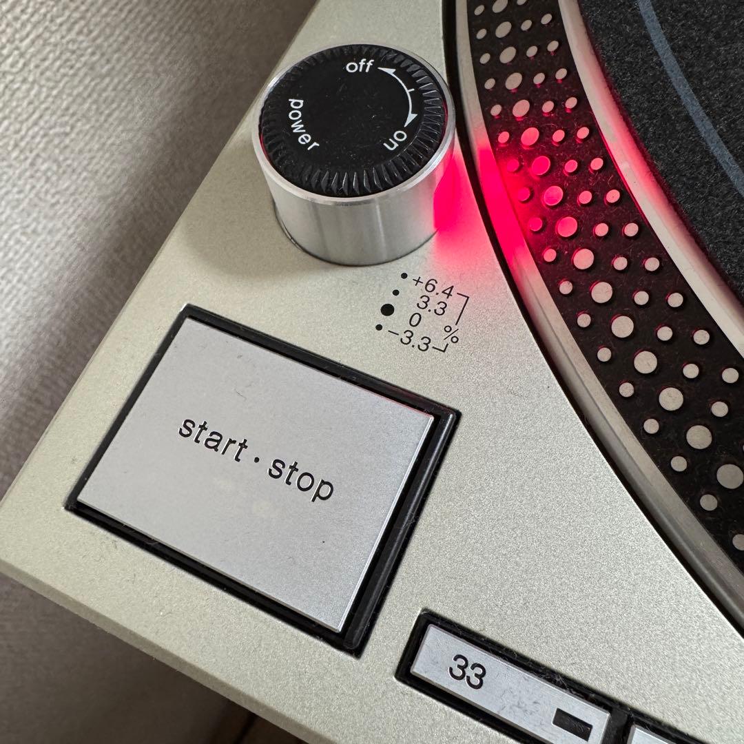 Technics ターンテーブル シルバー