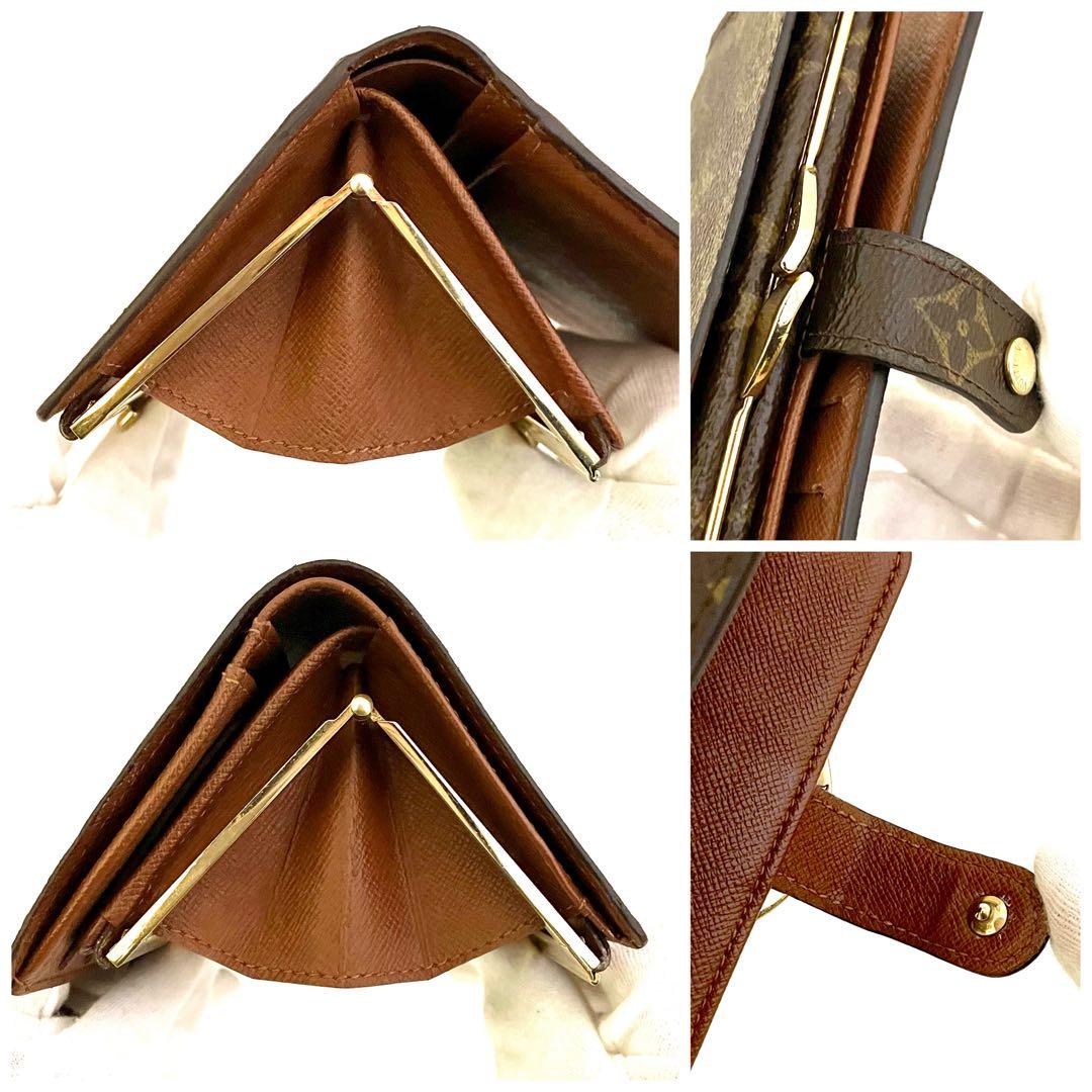 ⭕️ビエ　ヴィエノワ⭕️ルイヴィトンモノグラム　ポルトモネ　がま口財布　二つ折り財布