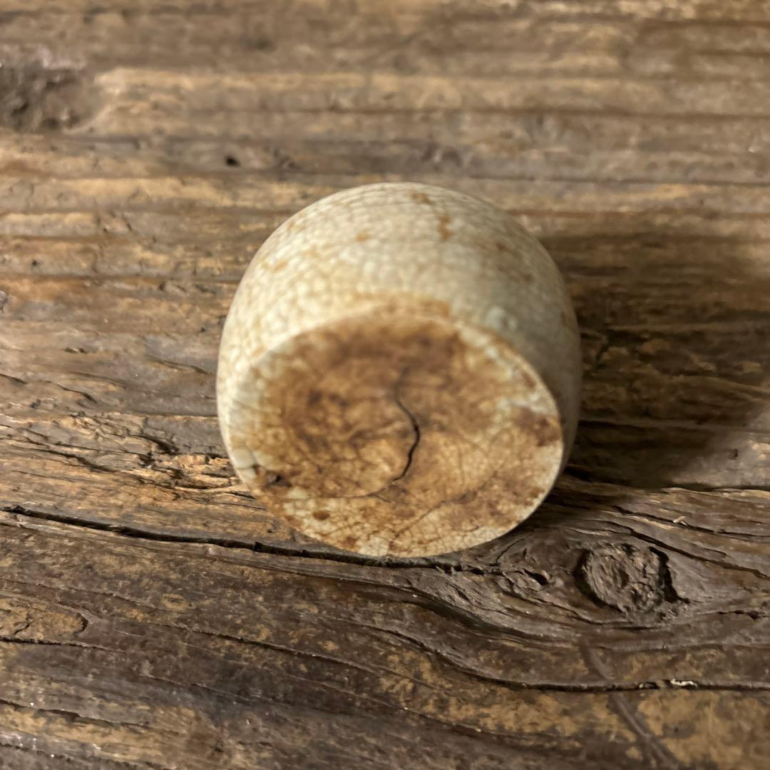 李朝白磁　明器　1点　宝珠 蓮峰　祭器　骨董アンティーク　検:白洲正子