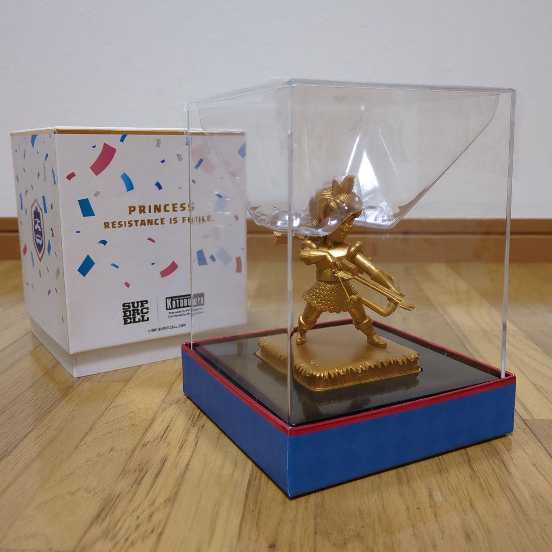 【希少非売品】クラロワ プリンセス フィギュア 限定ゴールドエディション！