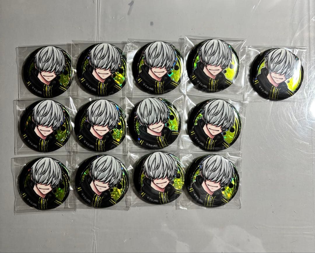 桃源暗鬼 猫咲波久礼 ホログラム缶バッジ 13点セット
