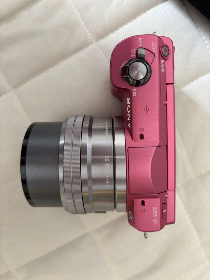 SONY ミラーレス　デジタル一眼カメラ 　α5000 ピンク