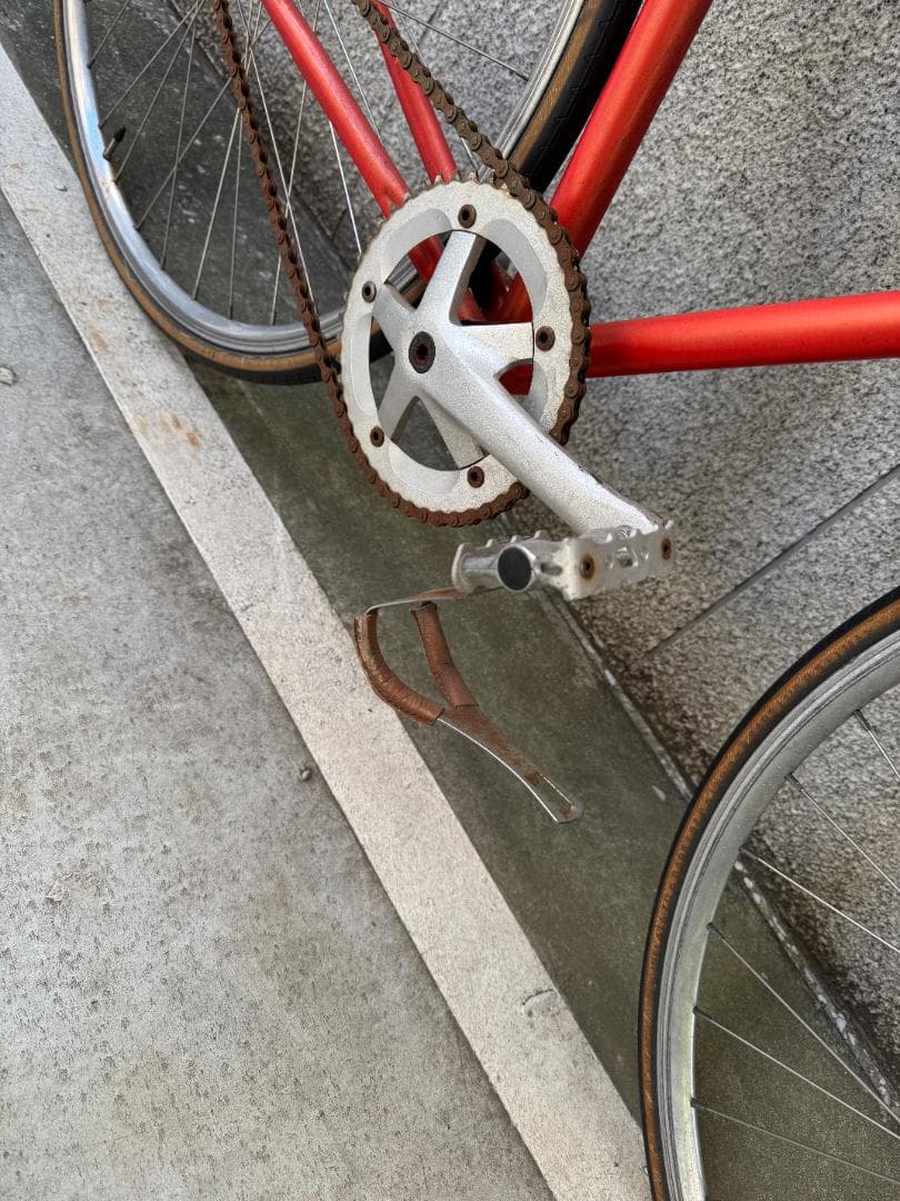 k*m様 オレンジxレザー ピストバイク(Diners)