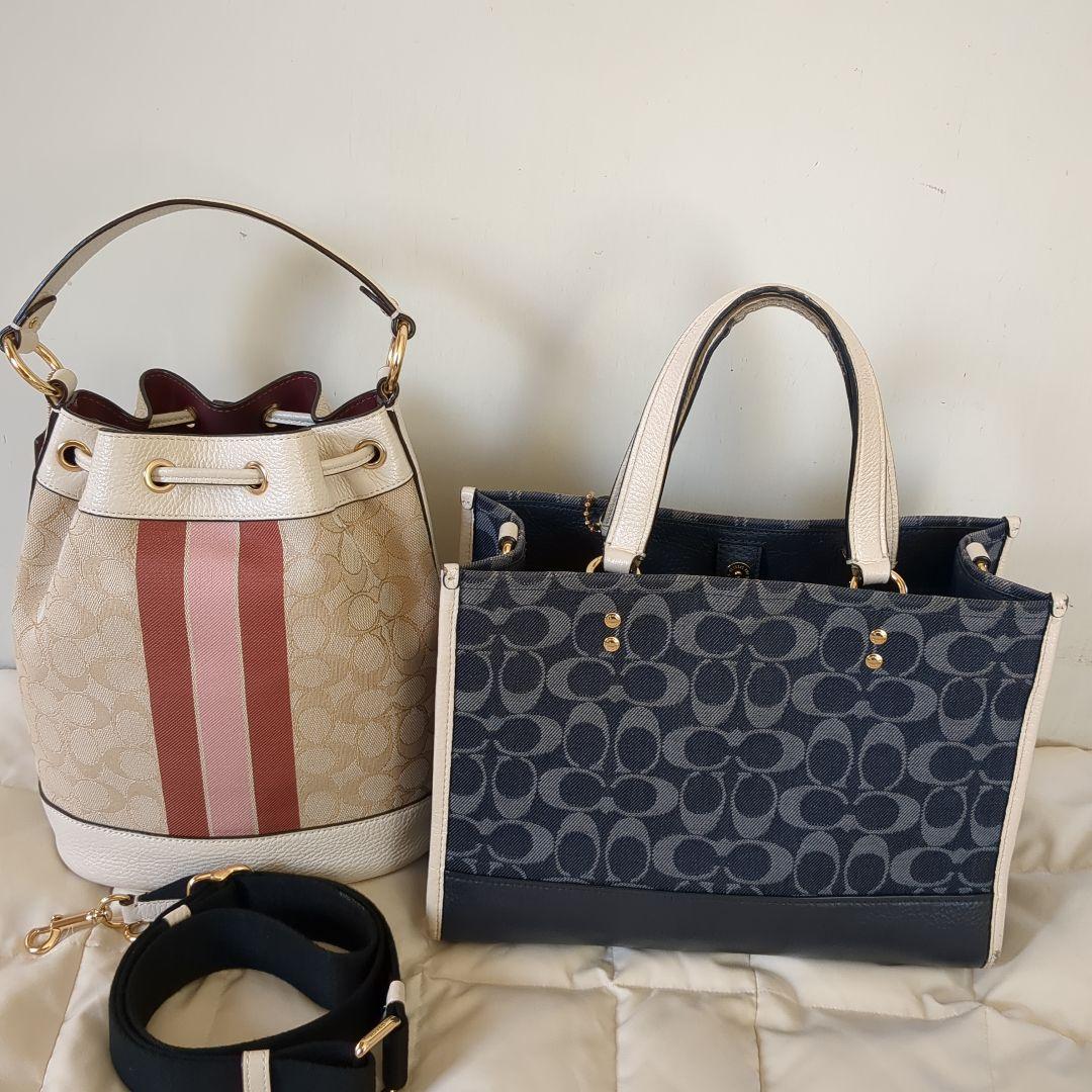 2個☆　COACH　コーチ　デンプシー　ショルダーバッグ　ハンドバッグ　巾着