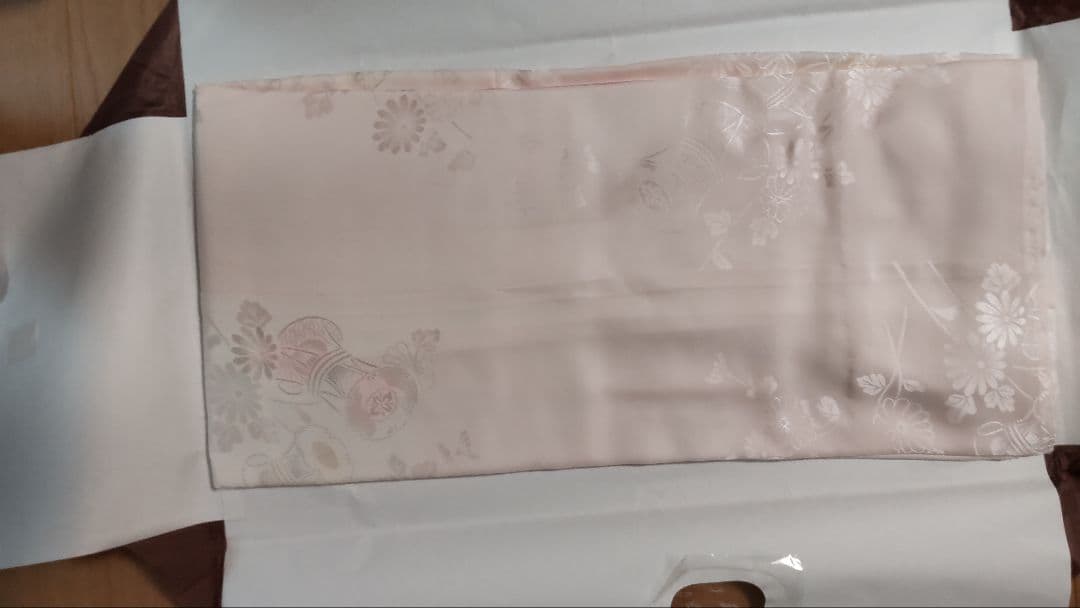 振袖 紺色 ピンク 花柄 成人式