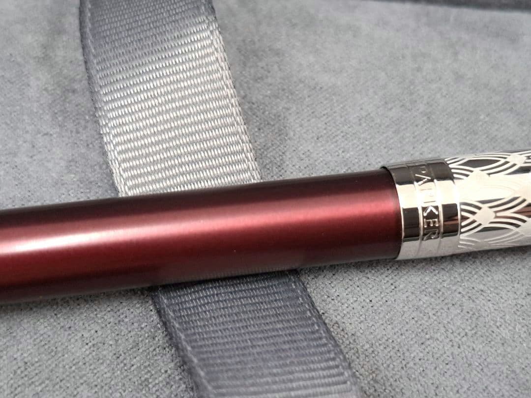 ほぼ未使用　パーカー　PARKER　ソネット　プレミアム　メタル&レッドCT