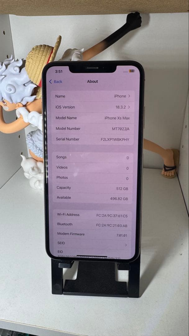 Apple iPhone XSM 512gb ゴールド 本体sim フリ