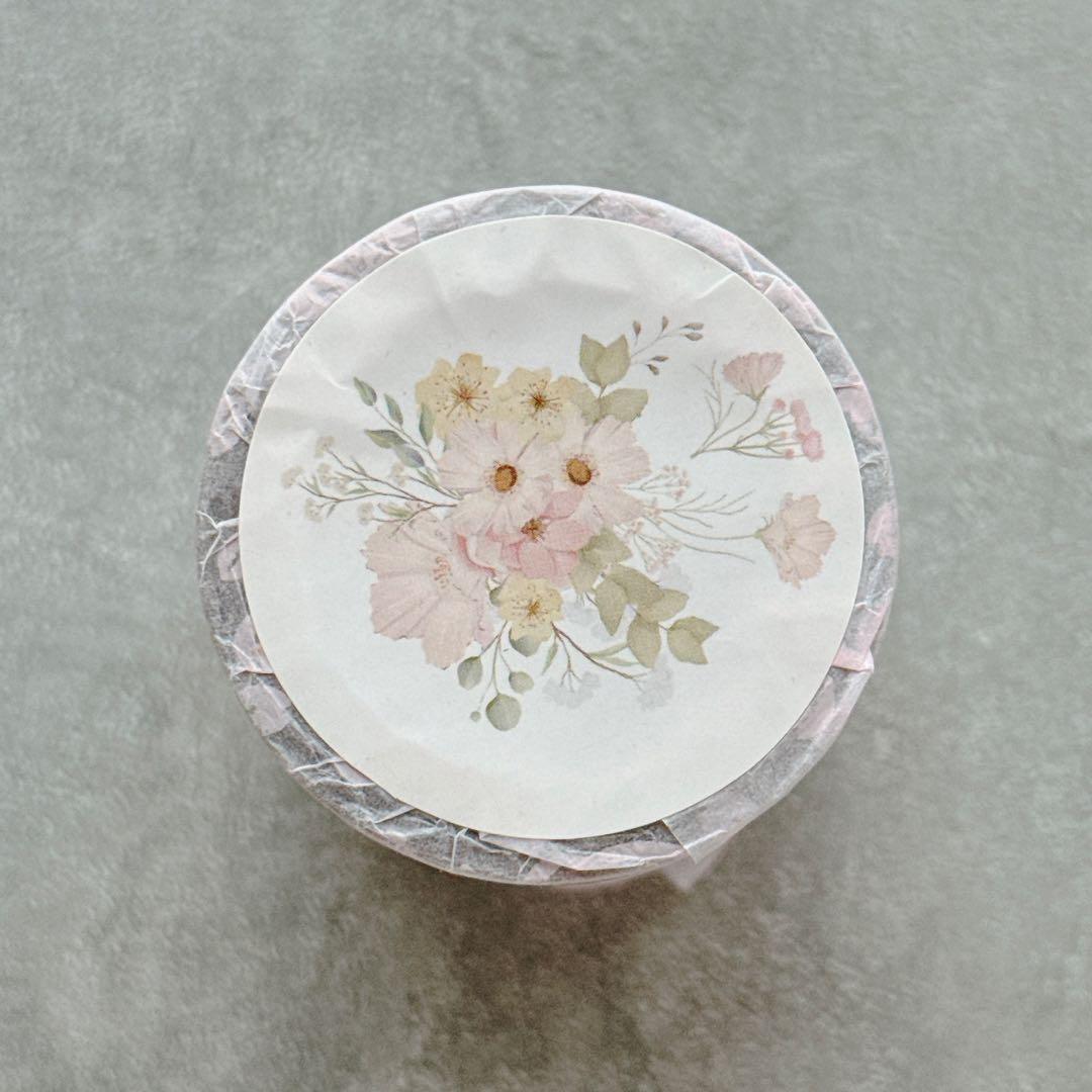 WT《花梢月树》海外マスキングテープ　マステ 【1324】