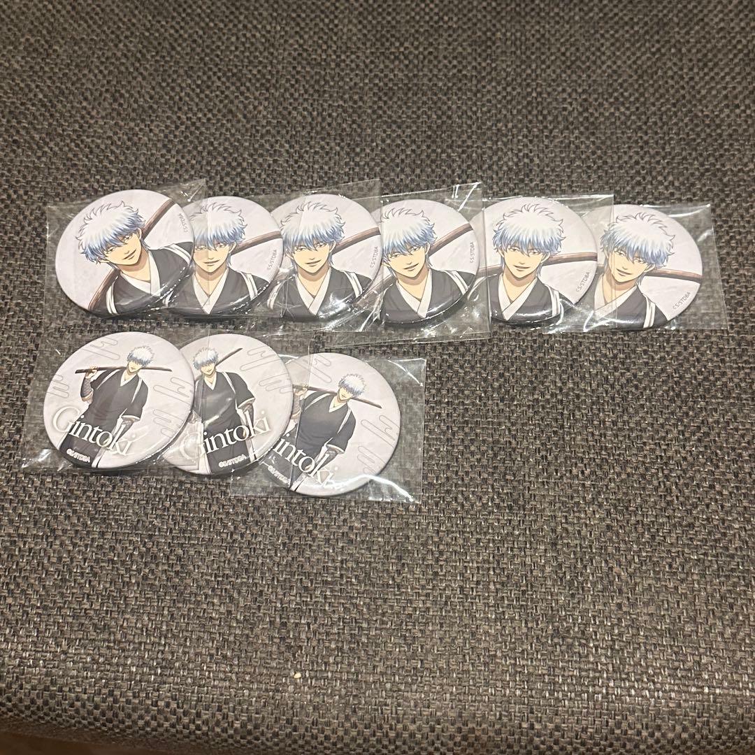 銀時 一国傾城 銀魂 一国傾城篇 缶バ 缶バッジ 2Dオンシアター9個