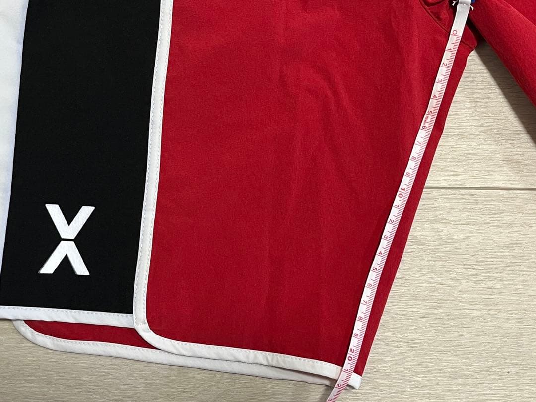 ビートム VEATM　サーフパンツ　Mサイズ　メンズ水着 赤/黒/白