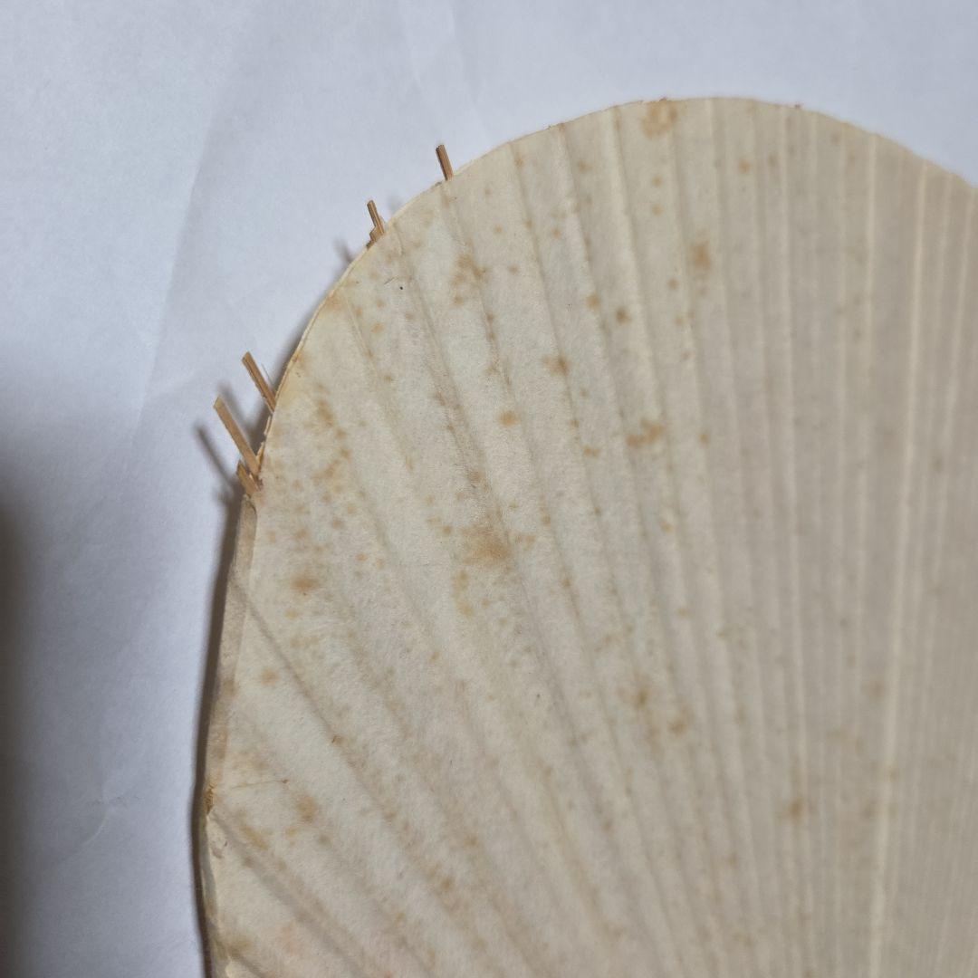 逸品 レトロな日本画うちわ