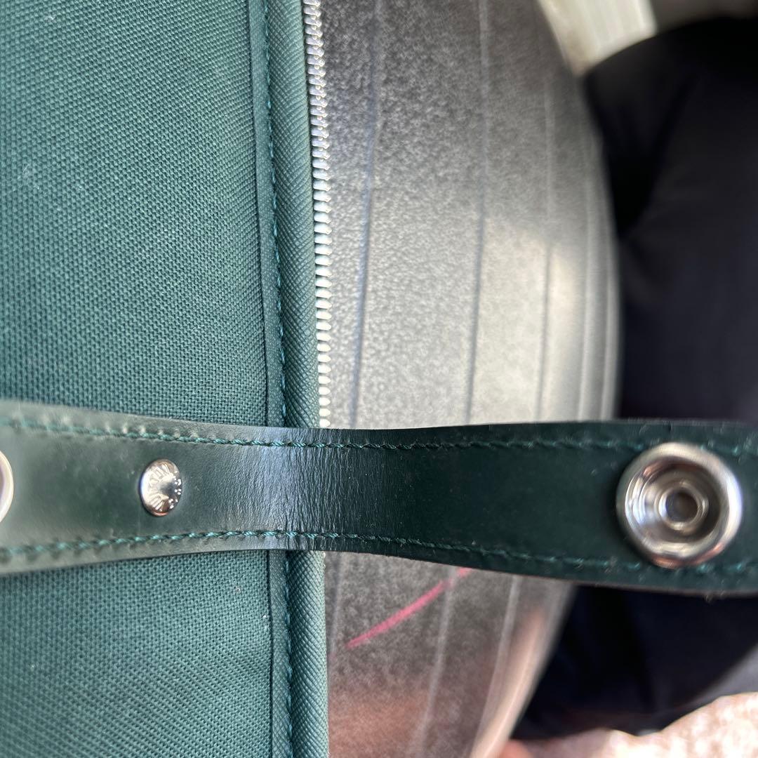 ルイビィトン　グリーン　旅行カート