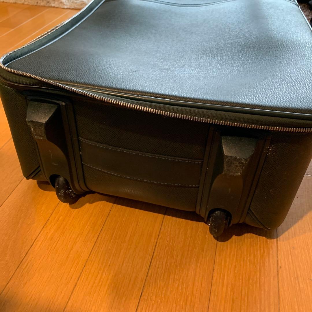 ルイビィトン　グリーン　旅行カート