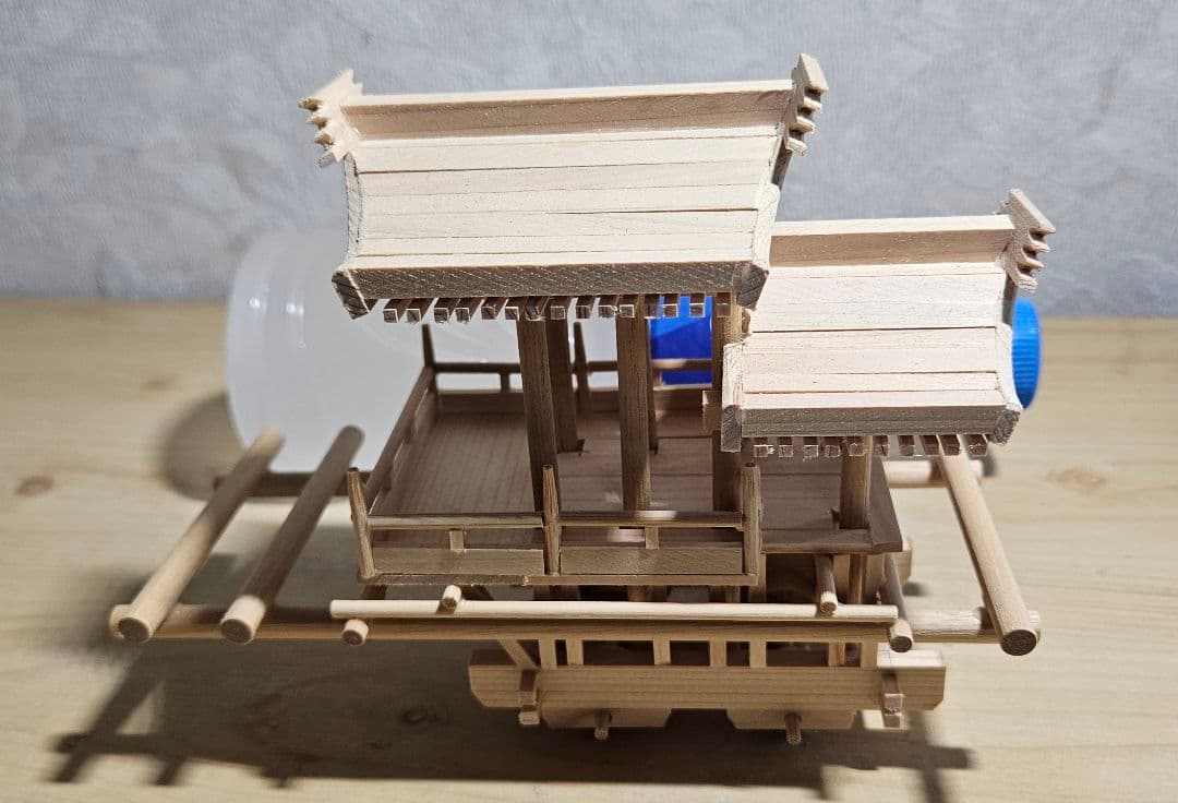 だんじり　ミニだんじり　地車　尼崎型　ハンドメイド　木製　ミニチュア