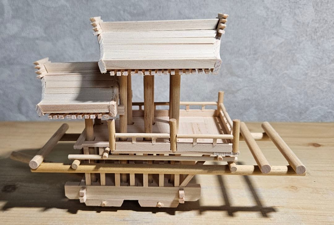 だんじり　ミニだんじり　地車　尼崎型　ハンドメイド　木製　ミニチュア