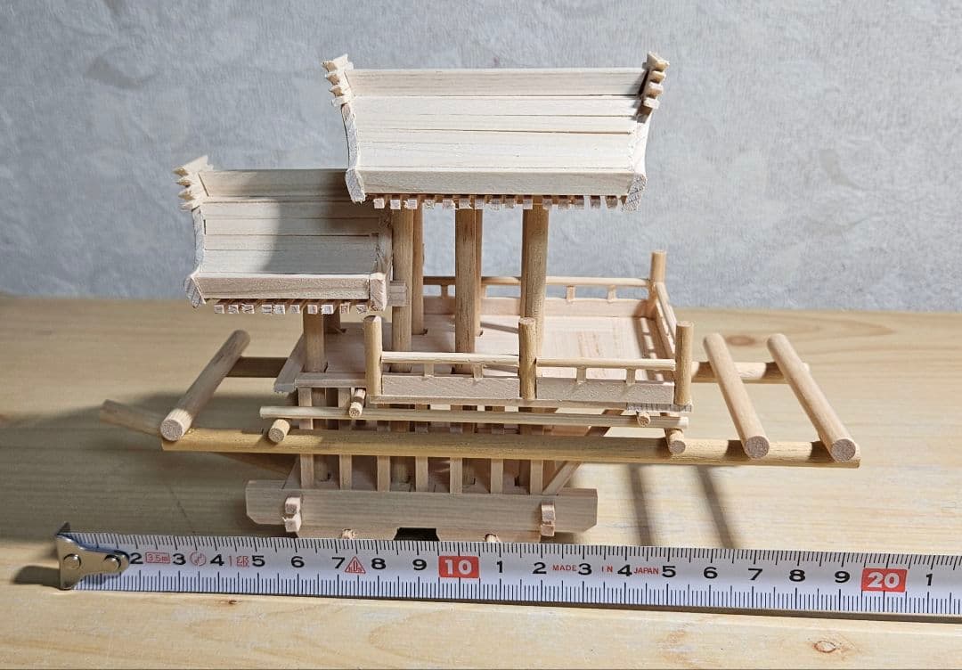 だんじり　ミニだんじり　地車　尼崎型　ハンドメイド　木製　ミニチュア