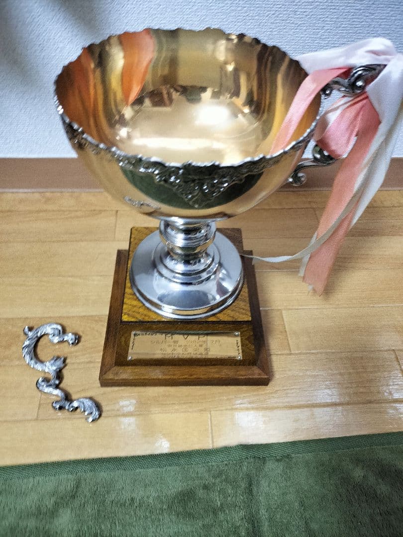 元巨人　松本匡史　トロフィー　ＭＶＰシルバー賞　1982年7月