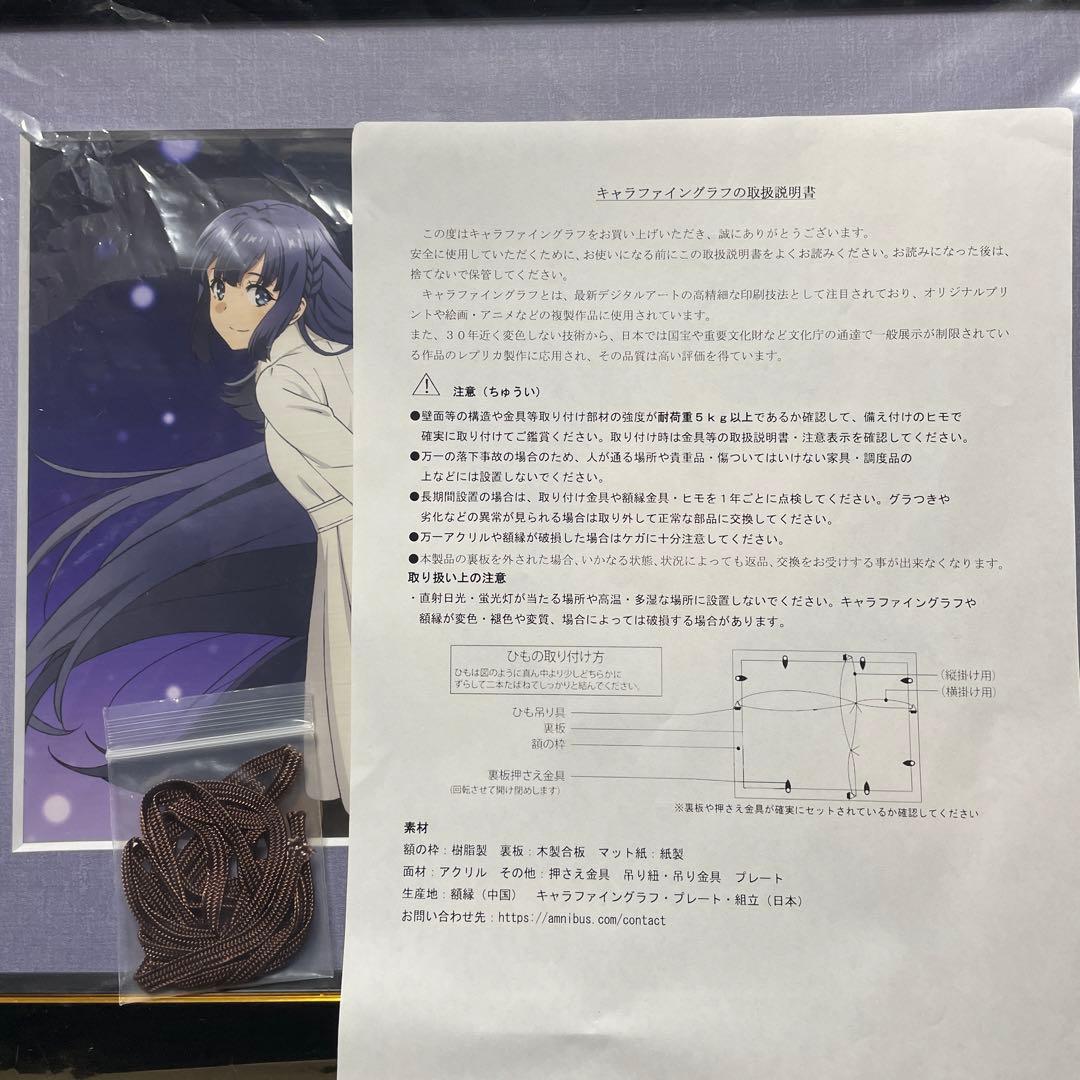 青春ブタ野郎はバニーガール先輩の夢を見ない　 牧之原翔子 キャラファイングラフ