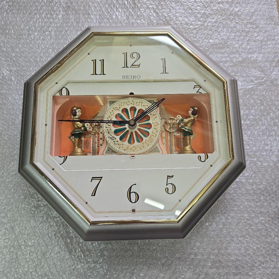 動作品　SEIKO セイコー Puppet L-119 掛け時計　からくり時計