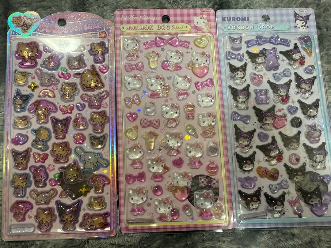 キャラクターシールセット多数ボンボンドロップシール 平面シール ウォーターシール