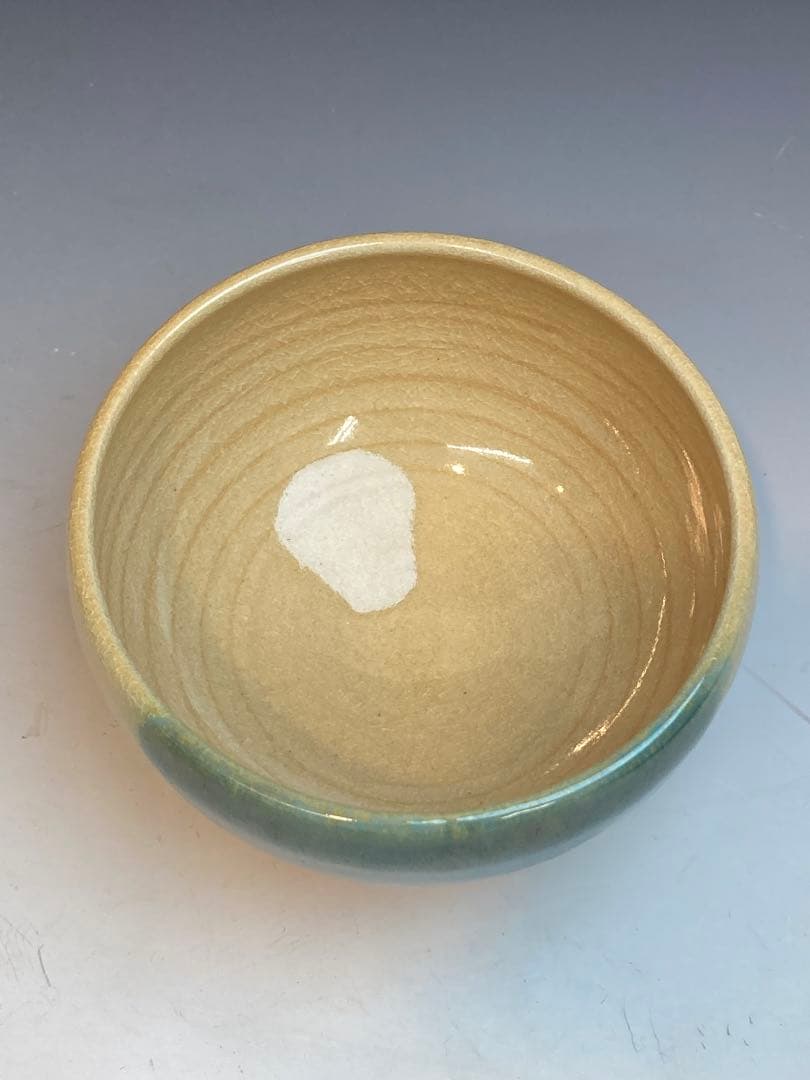 青柳翠峰 作 上野焼茶碗 共箱 茶道具