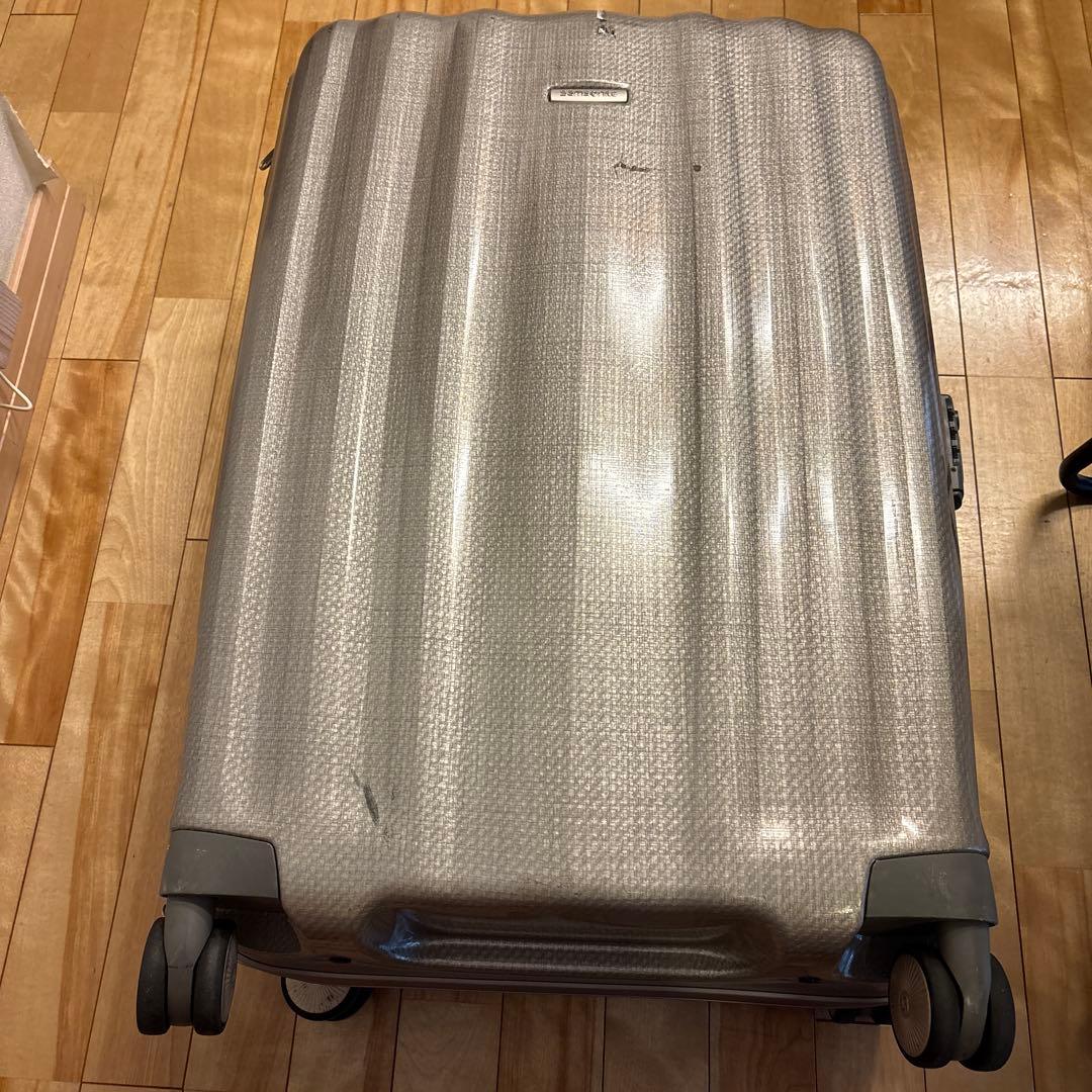 ASA、Samsonite シルバーキャリーケース 中型