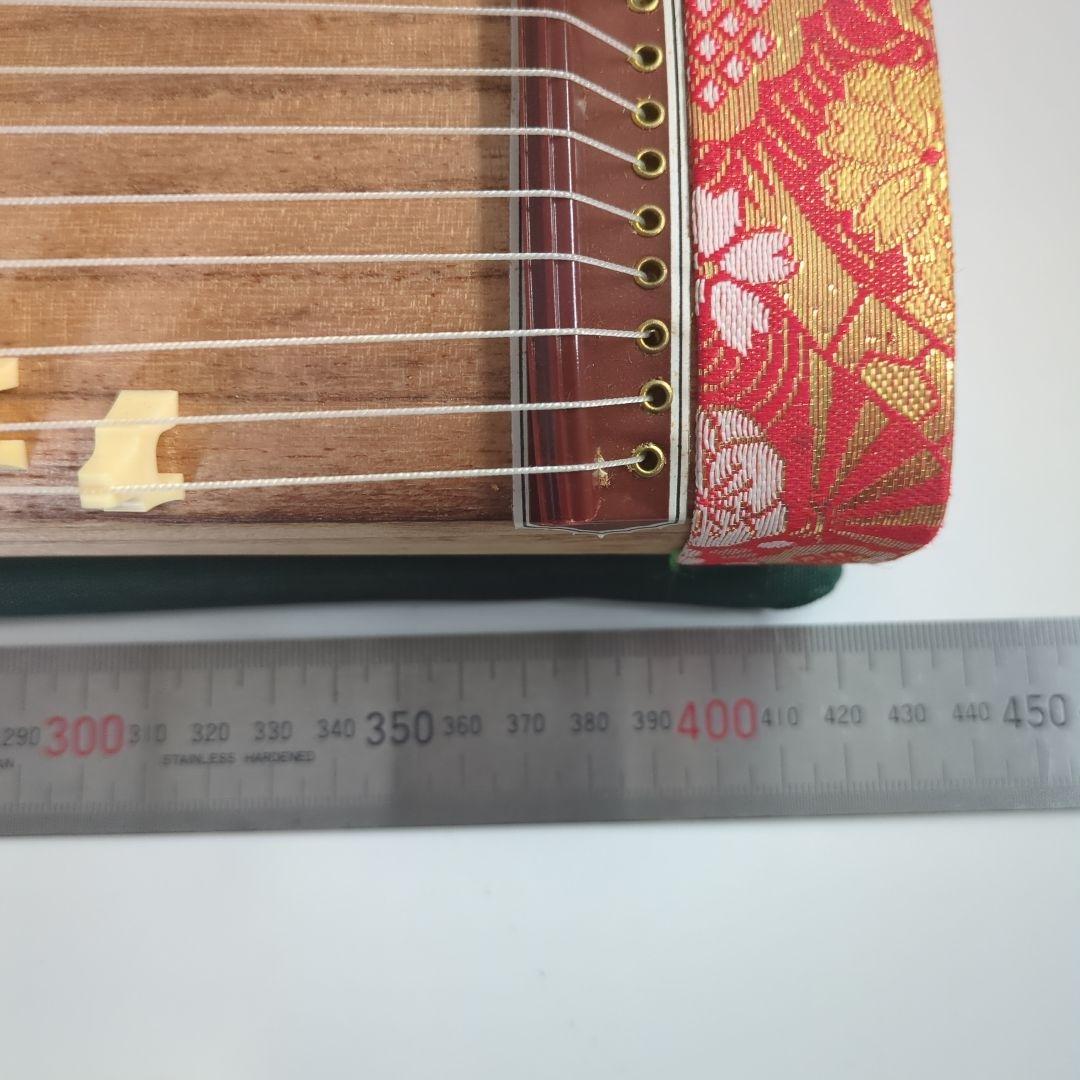 琴★ミニ琴★演奏可能★伝統的★ピック付き★箱付き★自宅保管品