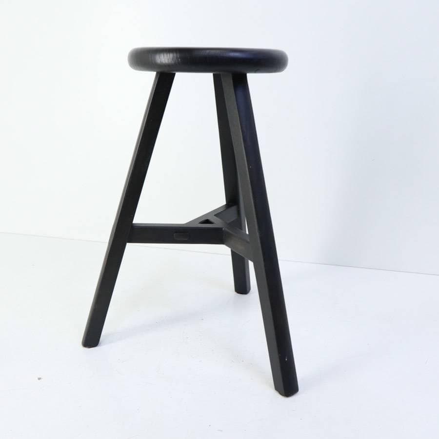 ZARA  ザラホーム 木製ラウンドスツール H50cm 3本脚