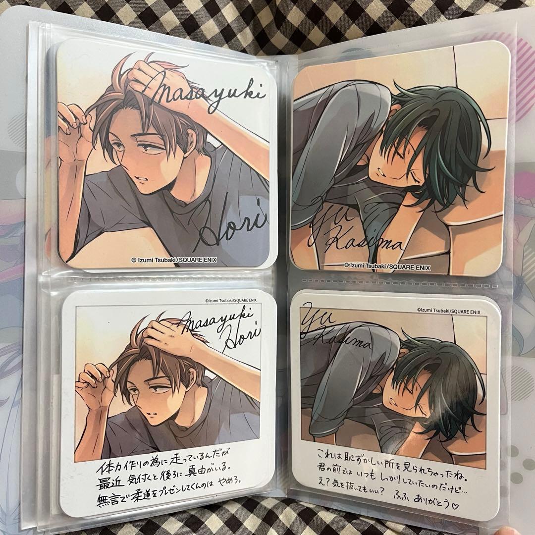 月刊少女野崎くん アイドルカフェ コースター ファイル スタンプカード ほか