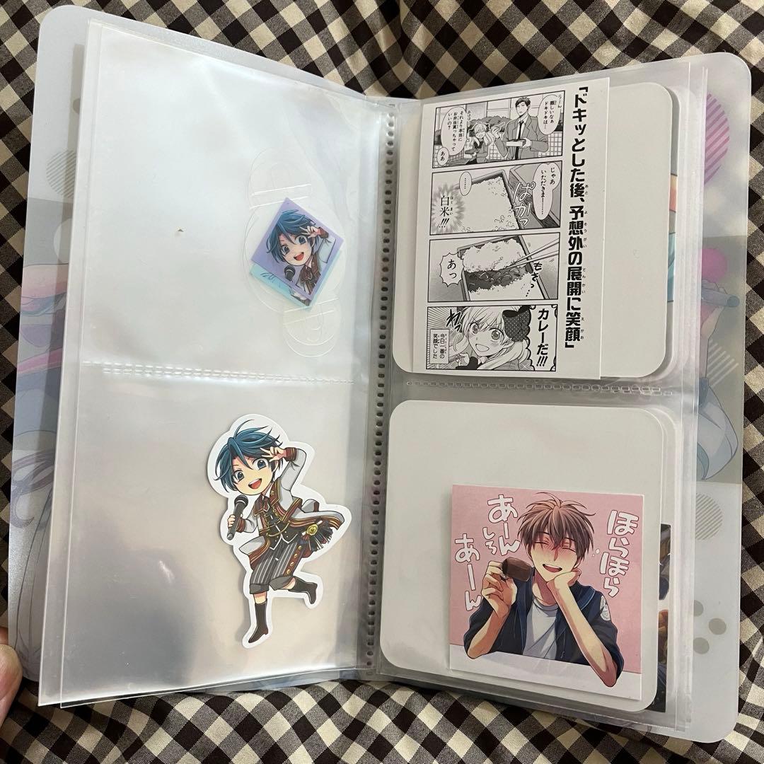 月刊少女野崎くん アイドルカフェ コースター ファイル スタンプカード ほか