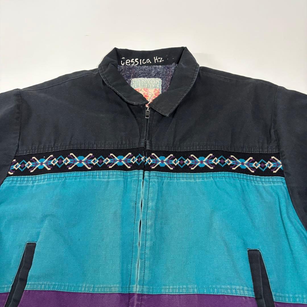 canyon guide 80s〜90sアクティブ柄ジャケット