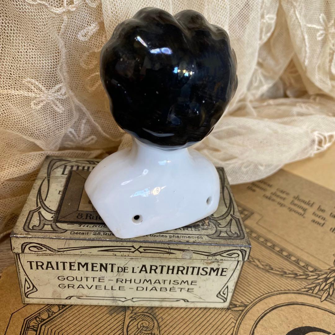 ドイツアンティーク チャイナヘッドドール ヘッドのみ