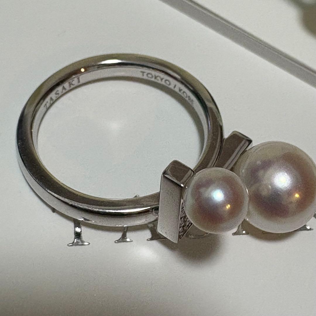 TASAKI バランスノート⭐︎パヴェパールリング　13号　ほぼ新品です