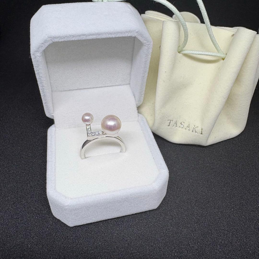 TASAKI バランスノート⭐︎パヴェパールリング　13号　ほぼ新品です
