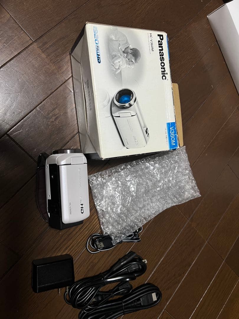 動作確認済　パナソニック　フルハイビジョン　ビデオカメラ　HC-V360M