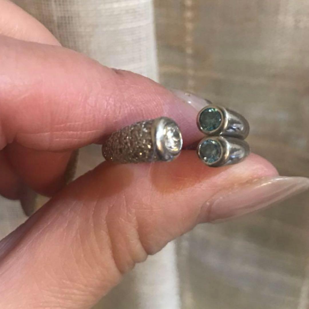 プラチナダイヤモンドリング　13.5号