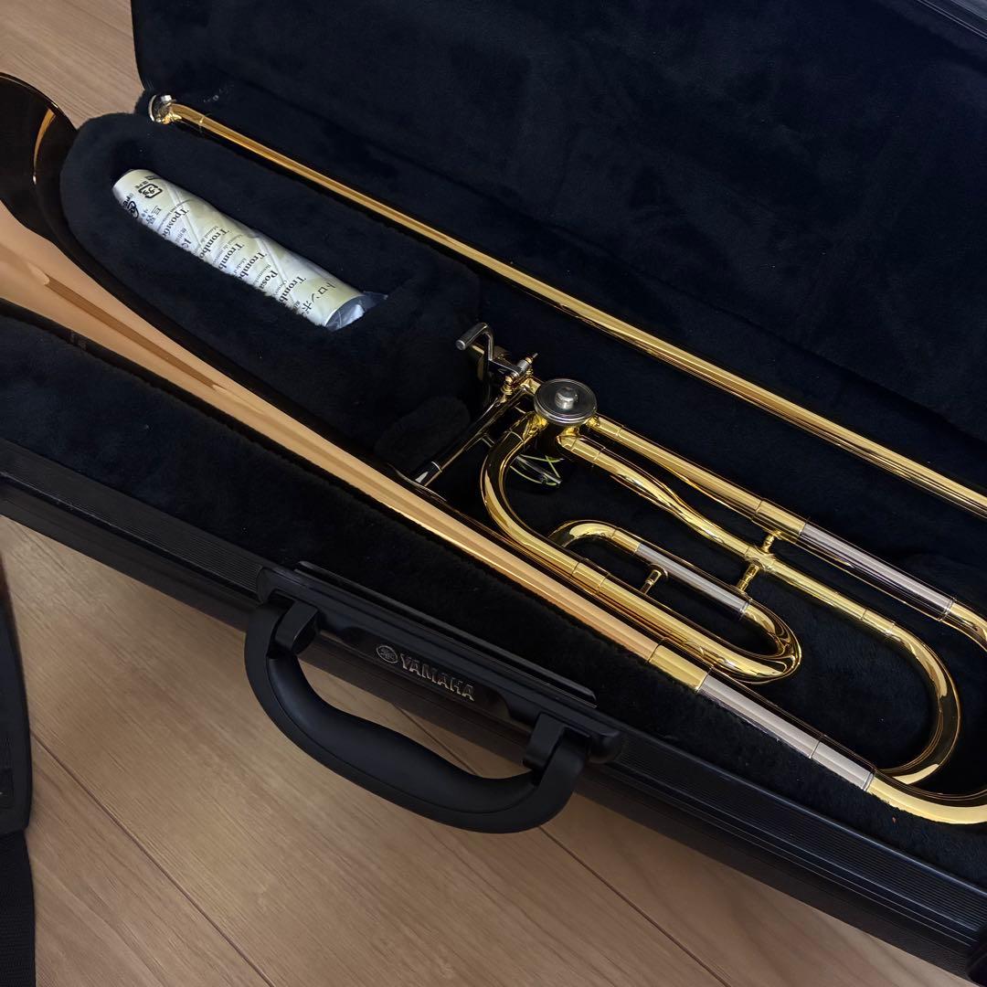 YAMAHA テナーバストロンボーン YSL456G マウスピース付き